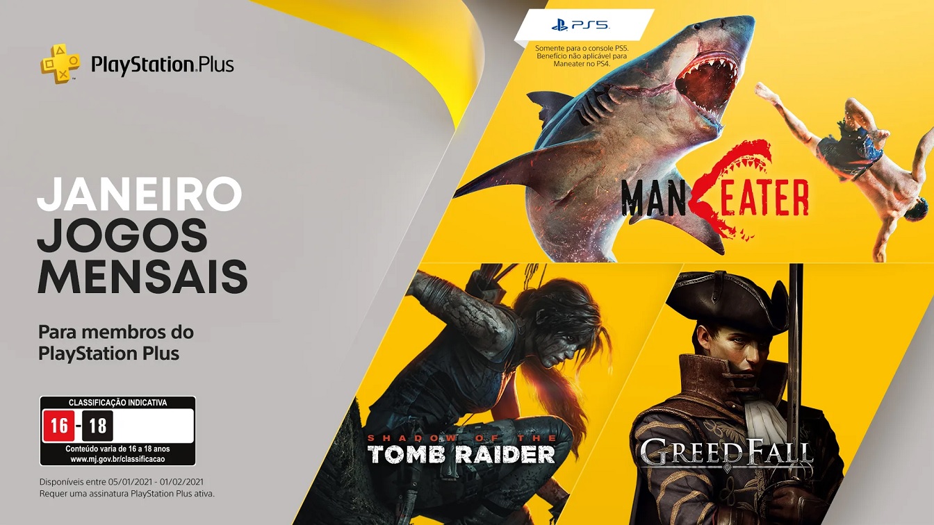 Shadow of the Tomb Raider é um dos jogos gratuitos de janeiro da PS Plus