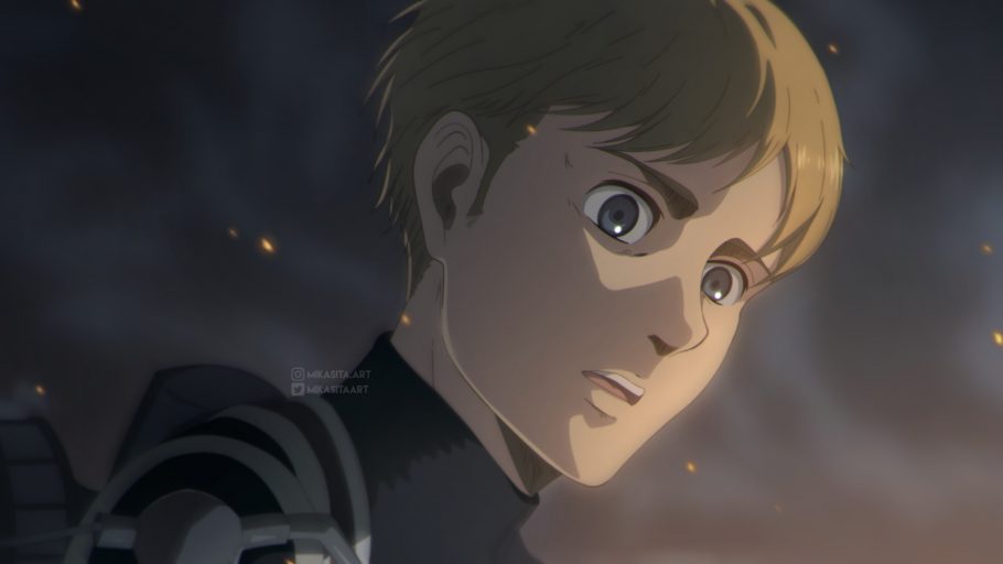 Fã de Attack on Titan faz cosplay impressionante do Armin com o visual da quarta temporada