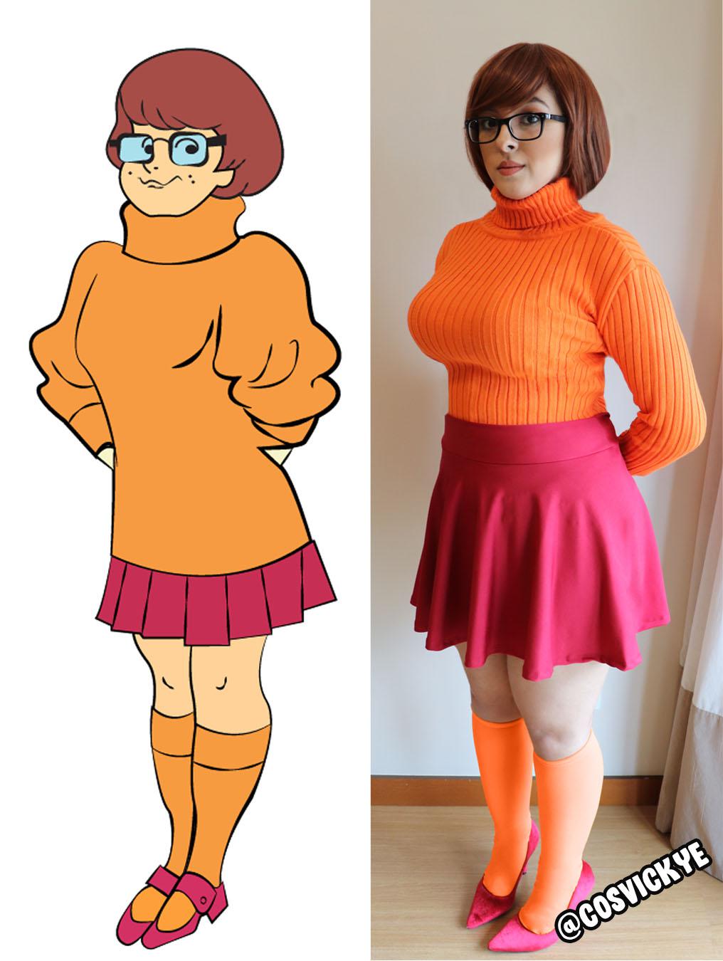 Cosplayer brasileira recriou perfeitamente o visual de Velma de Scooby-Doo