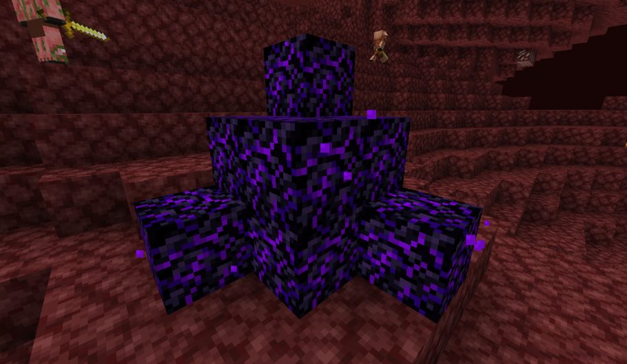 Minecraft - O que a Obsidiana chorona faz exatamente no jogo?