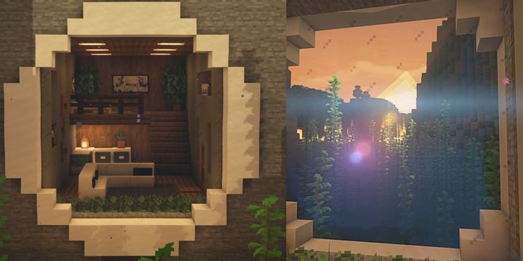 14 idéias para a construção de casas de minecraft dentro das