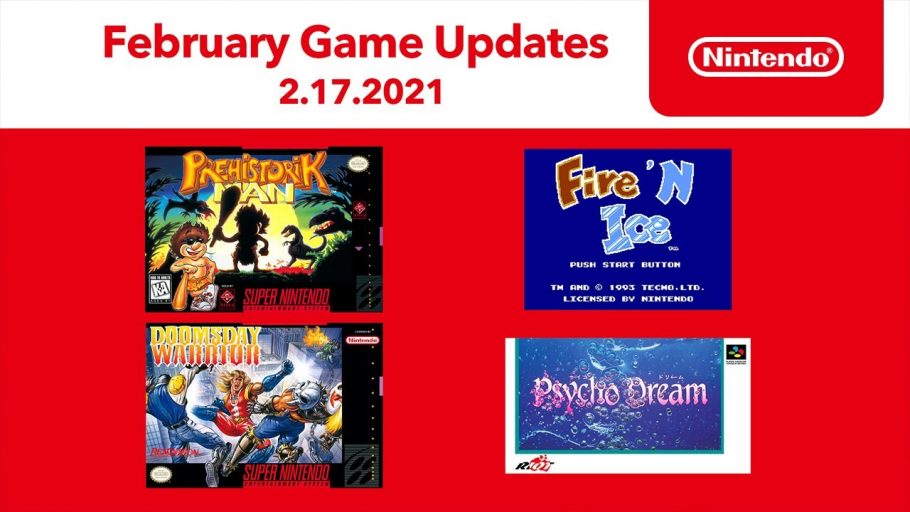 Nintendo anuncia 3 jogos de SNES e 1 de NES para o Switch Online em fevereiro