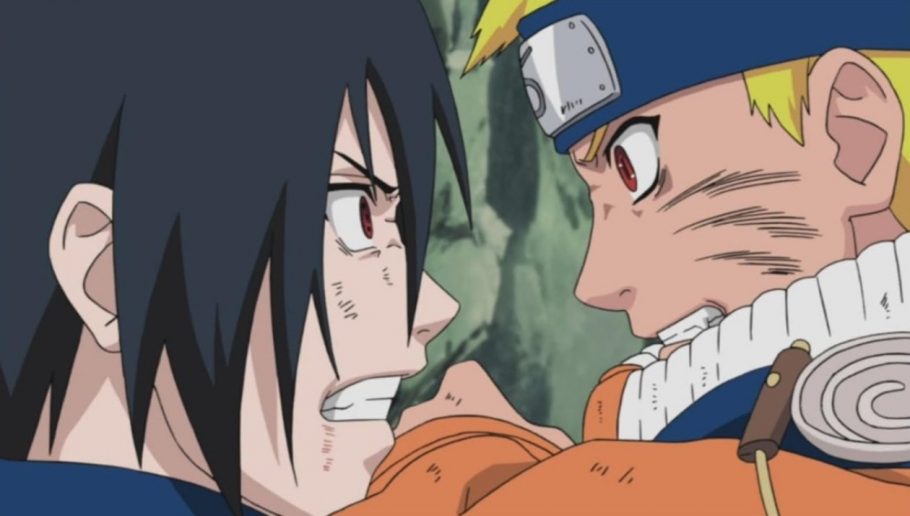 Naruto ep 75 - Naruto Clássico Episódio 75 - Pressionado ao Extremo! Sasuke  vs Gaara 