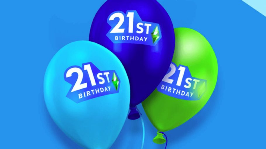 The Sims 4 - Todo o conteúdo gratuito do 21º aniversário do jogo