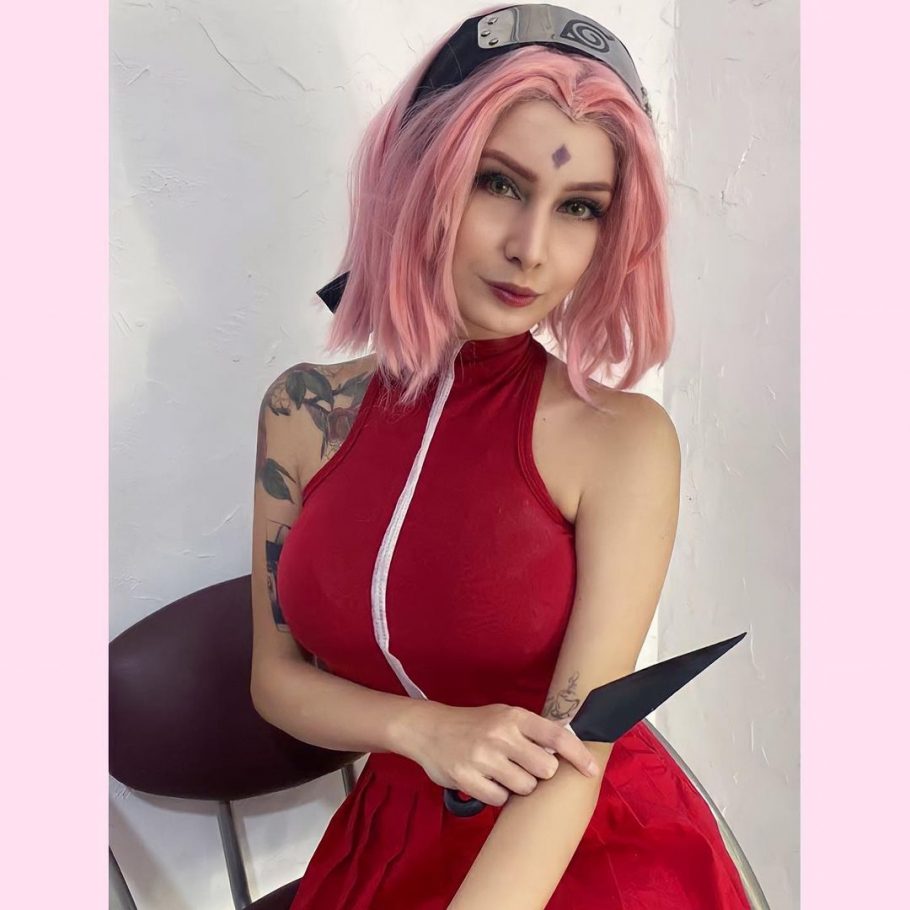 Fã Brasileira de Naruto recriou a Sakura em um cosplay simplesmente incrível