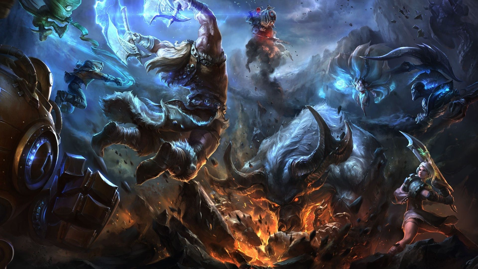 Wukong; Irelia; Rengar; Pantheon; Jax; Jayce; Dr. Mundo HD League