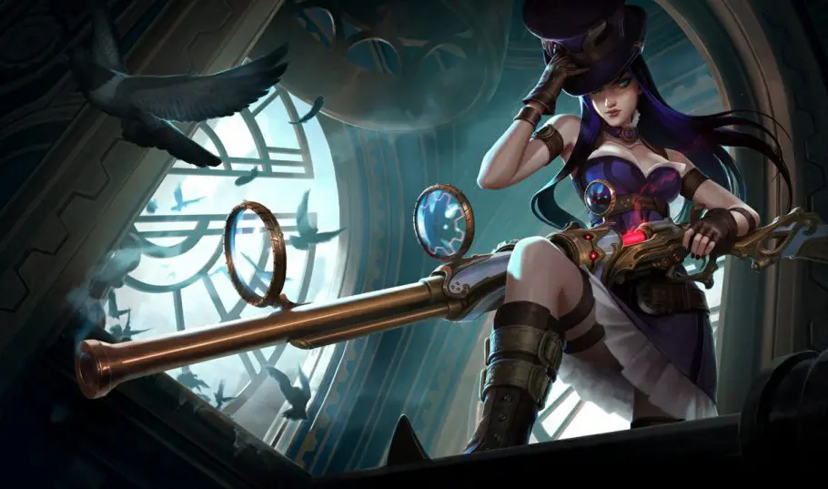 Modelo caryucospre dá vida a destemida Caitlyn de League of Legends