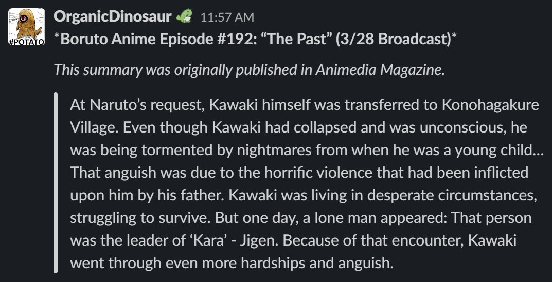 Prévia do anime de Boruto revela mais detalhes sobre o passado de Kawaki