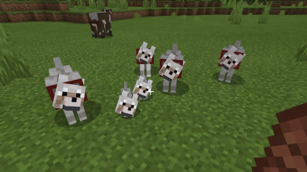 Minecraft lobos procriar