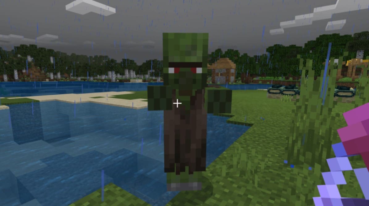 Minecraft curar Aldeão Zumbi