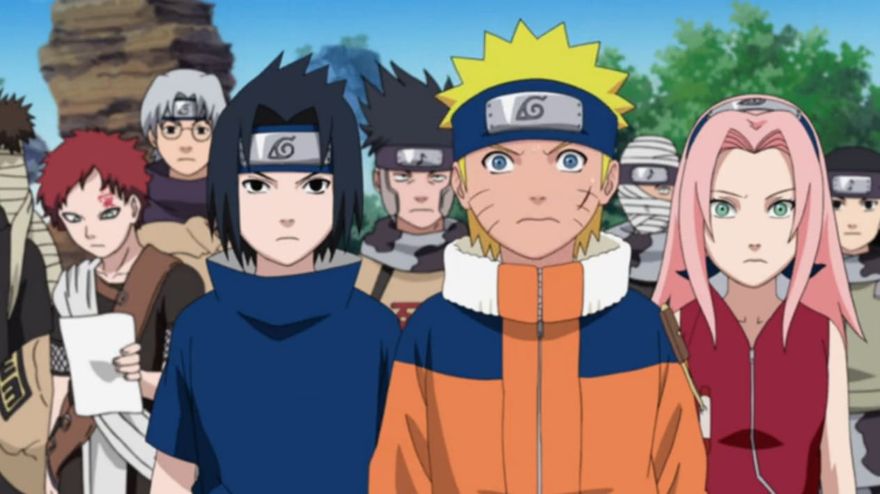 APRESENTAÇÃO DE CADA MEMBRO DO TIME 7  Naruto Classico Dublado (T01E04) 