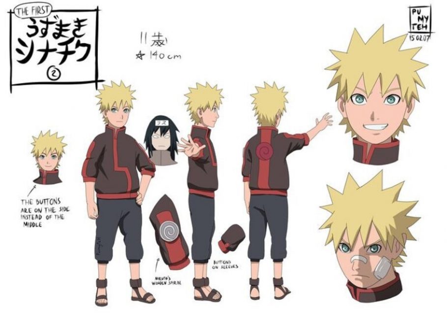 Naruto mostra para Hinata seu primeiro filho