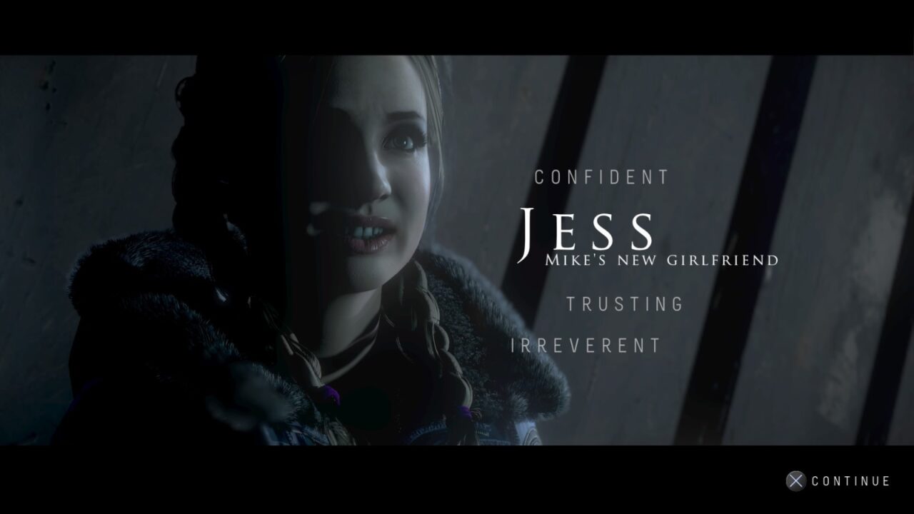 personagens until dawn - jessica