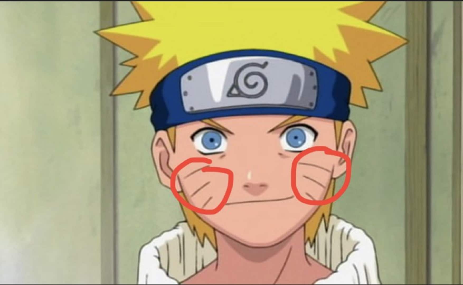 Rosto do naruto