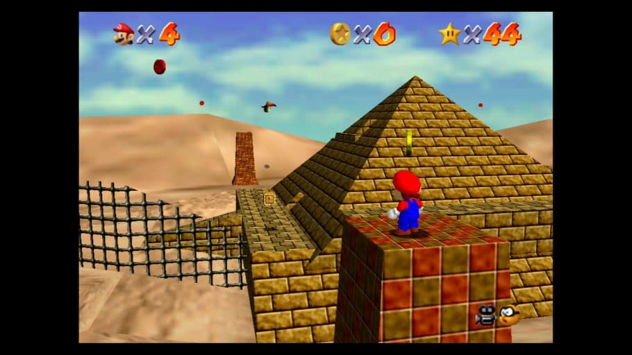 Super Mario 64 – Todas as Estrelas do Shifting Sand Land