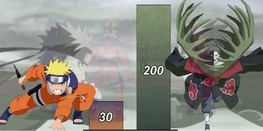 Naruto vs Akatsuki, uma comparação dos poderes de luta dos dois