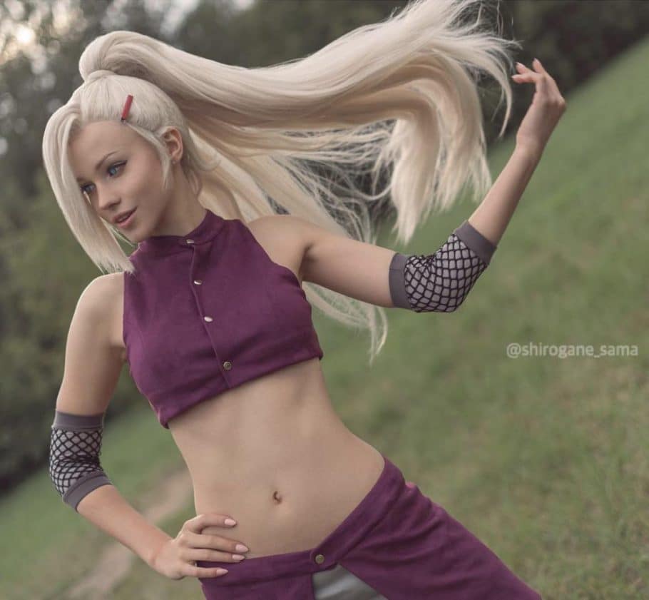 Fã de Naruto recria a Ino em cosplay de tirar o fôlego