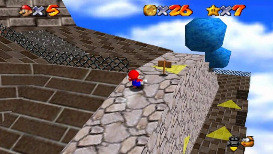 Super Mario 64 - Todas as Estrelas do Whomp's Fortress