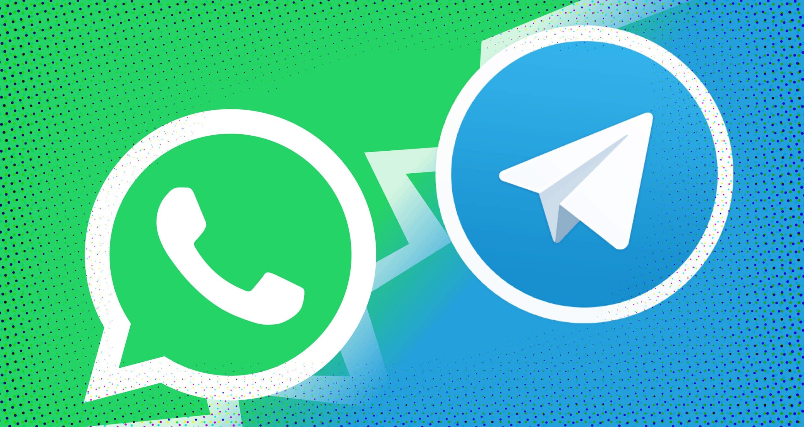 áudio telegram whatsapp