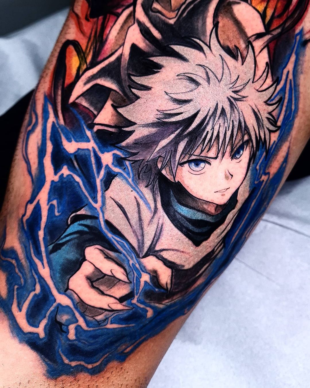 Hunter x Hunter - Tatuador brasileiro compartilhou uma tatuagem impecável de Gon e Killua