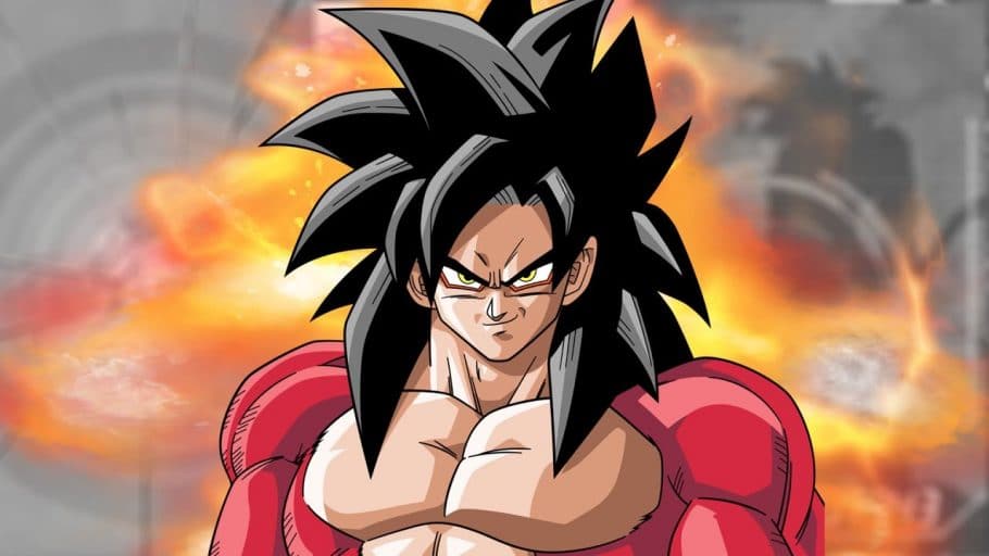 Esta é a melhor ilustração de Goku SSJ4 que você verá hoje