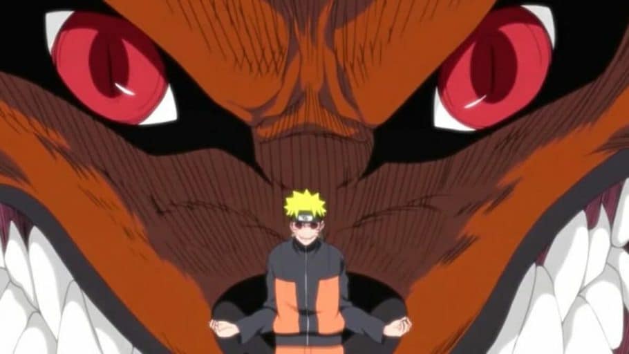 Veja como a forma do Nove Caudas funciona em Naruto