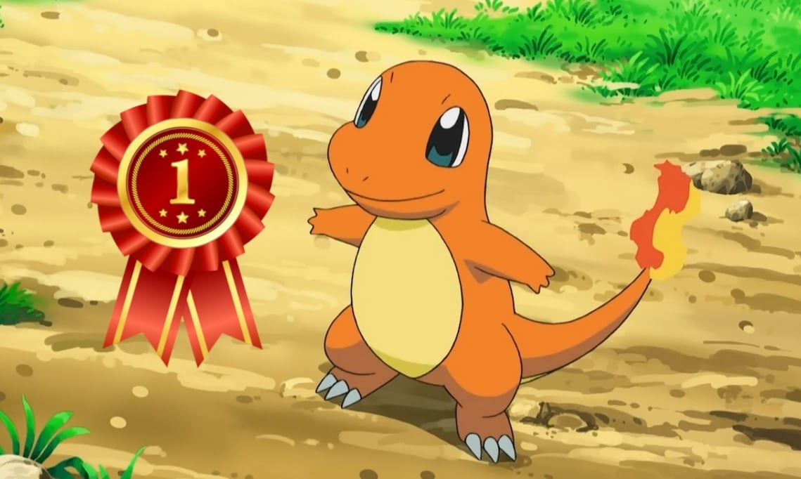 Pesquisa aponta que Charmander é o Pokémon mais popular do Brasil