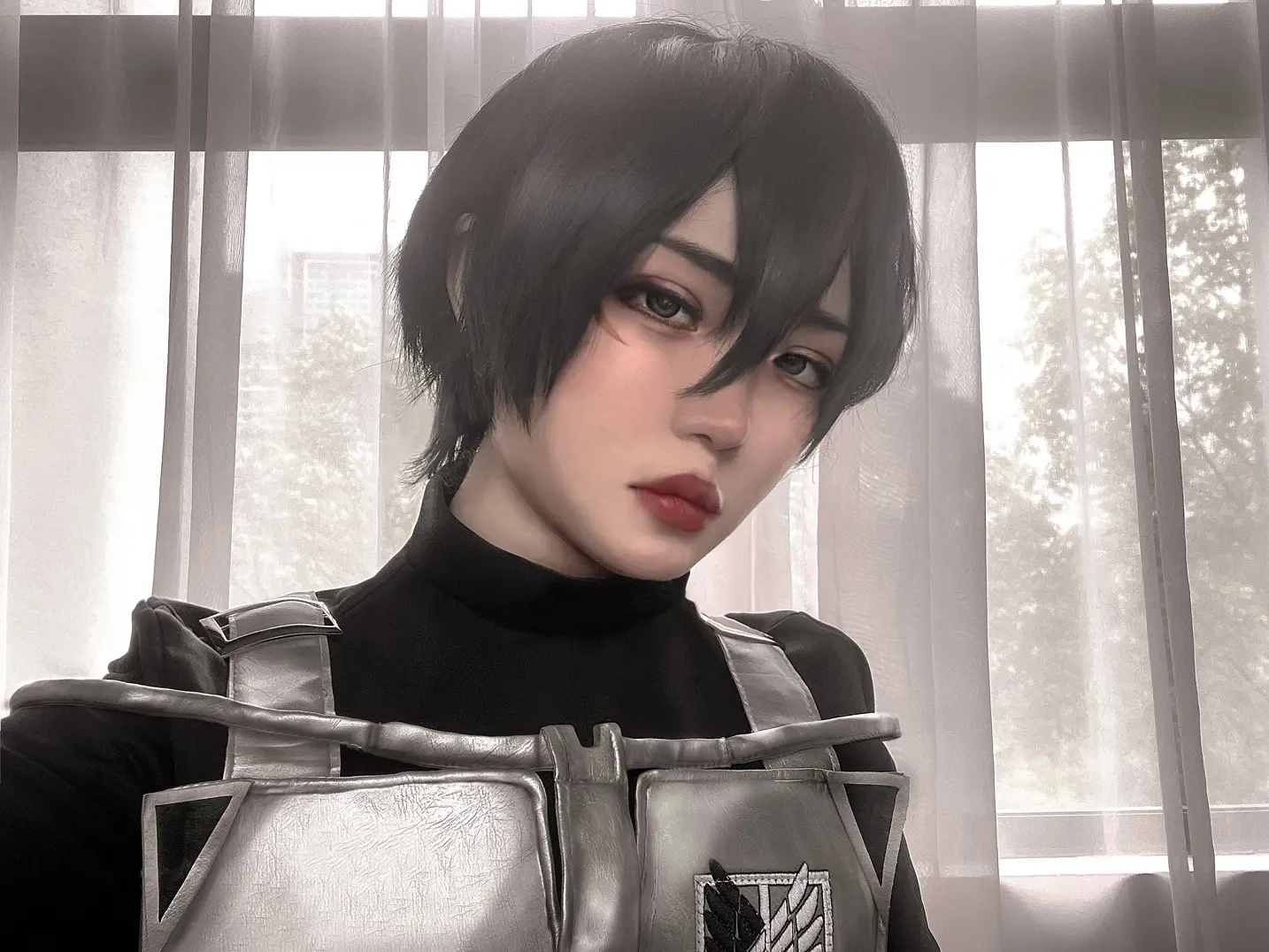 Fã de Attack on Titan fez um cosplay perfeito de Mikasa pós-timeskip