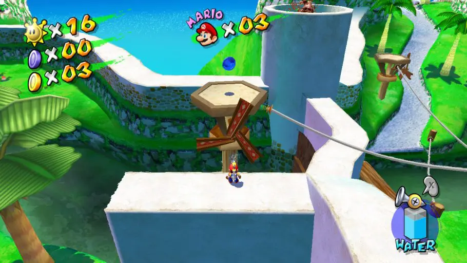 Moedas Azuis Bianco Hills Mario Sunshine