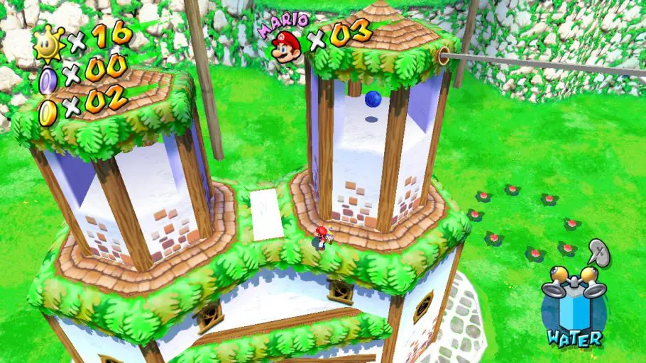 Moedas Azuis Bianco Hills Mario Sunshine