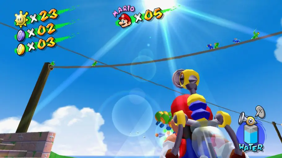 Moedas Azuis Gelato Beach Mario Sunshine