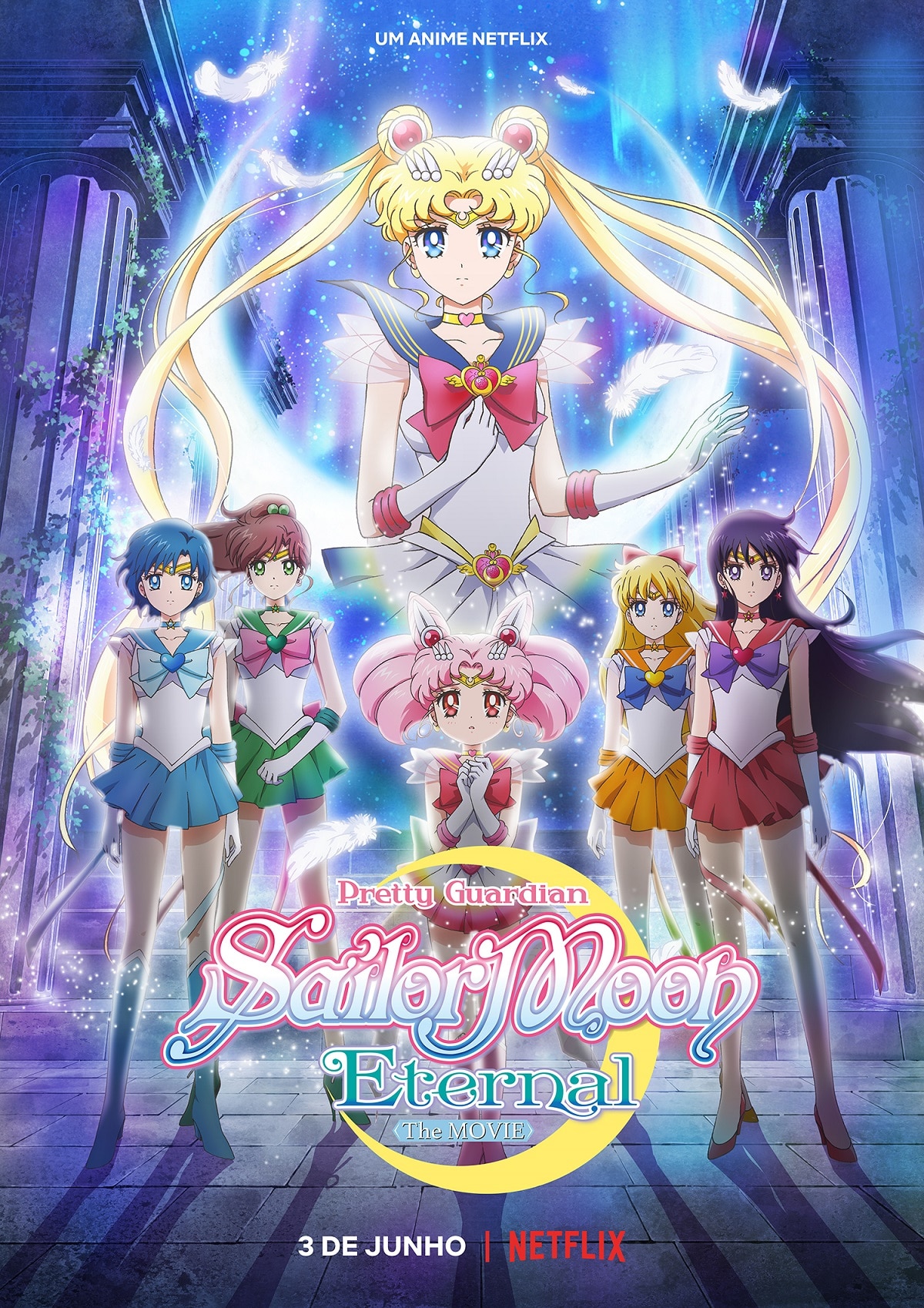 Sailor Moon Eternal chega em junho na Netflix com dublagem em português
