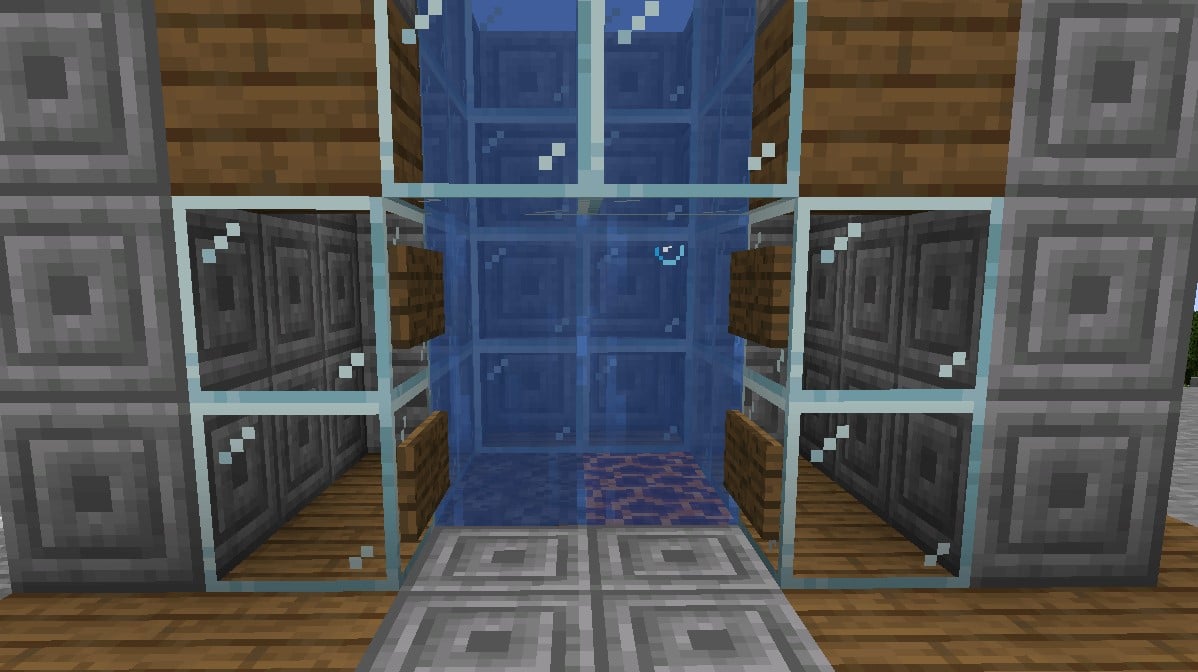 Minecraft elevador água