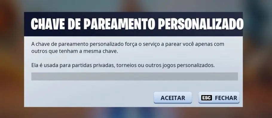 Fortnite partida personalizada