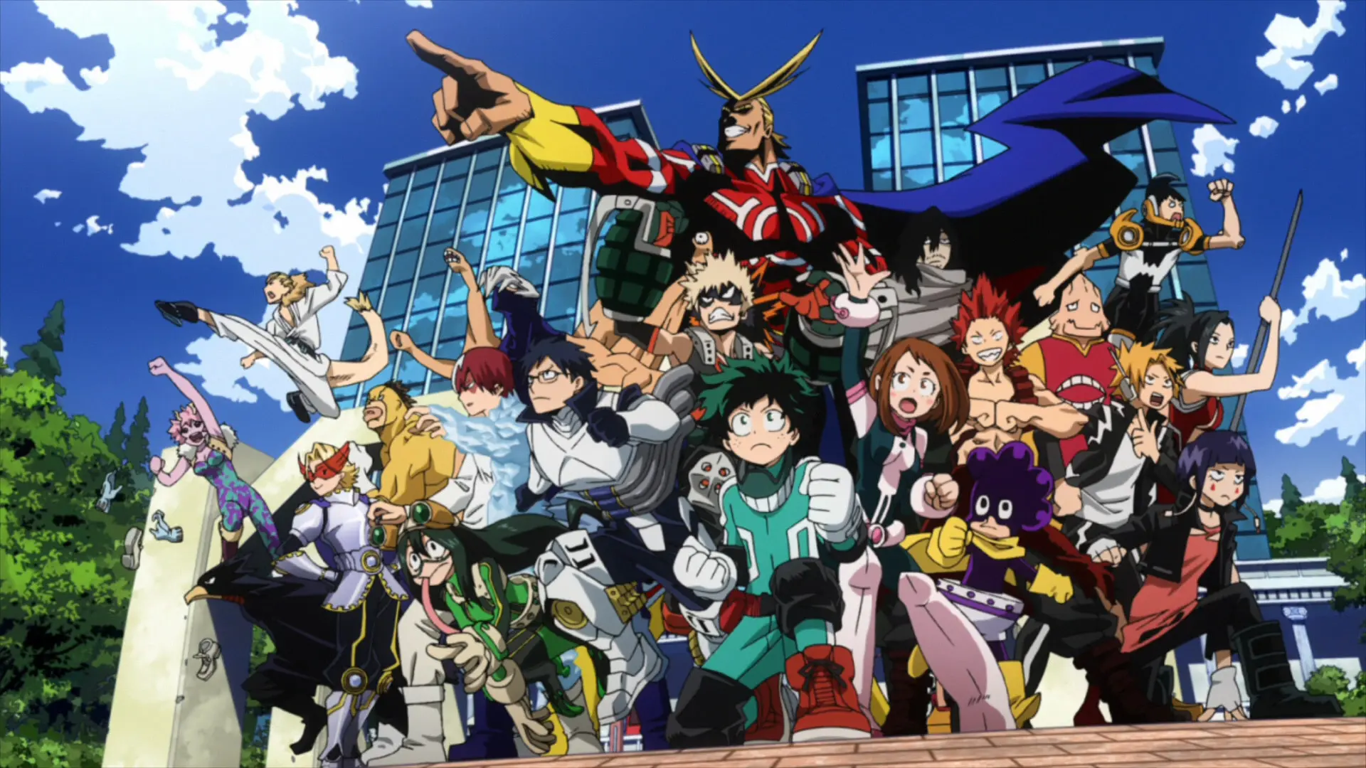 My Hero Academia - Todos os alunos da turma 1-A e seus poderes