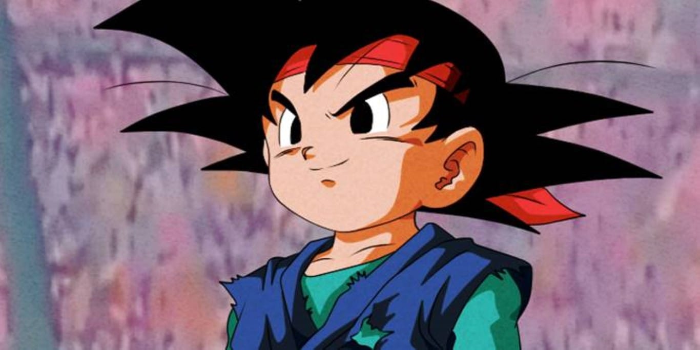 goku-jr-dragon-ball-gt-tataraneto-goku (Médio) Dragon Ball - Arte original de Akira Toriyama para Dragon Ball GT vem à tona após 30 anos