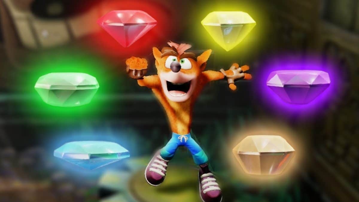 Crash Bandicoot N' Sane Trilogy Como pegar todas as Gemas Brancas e