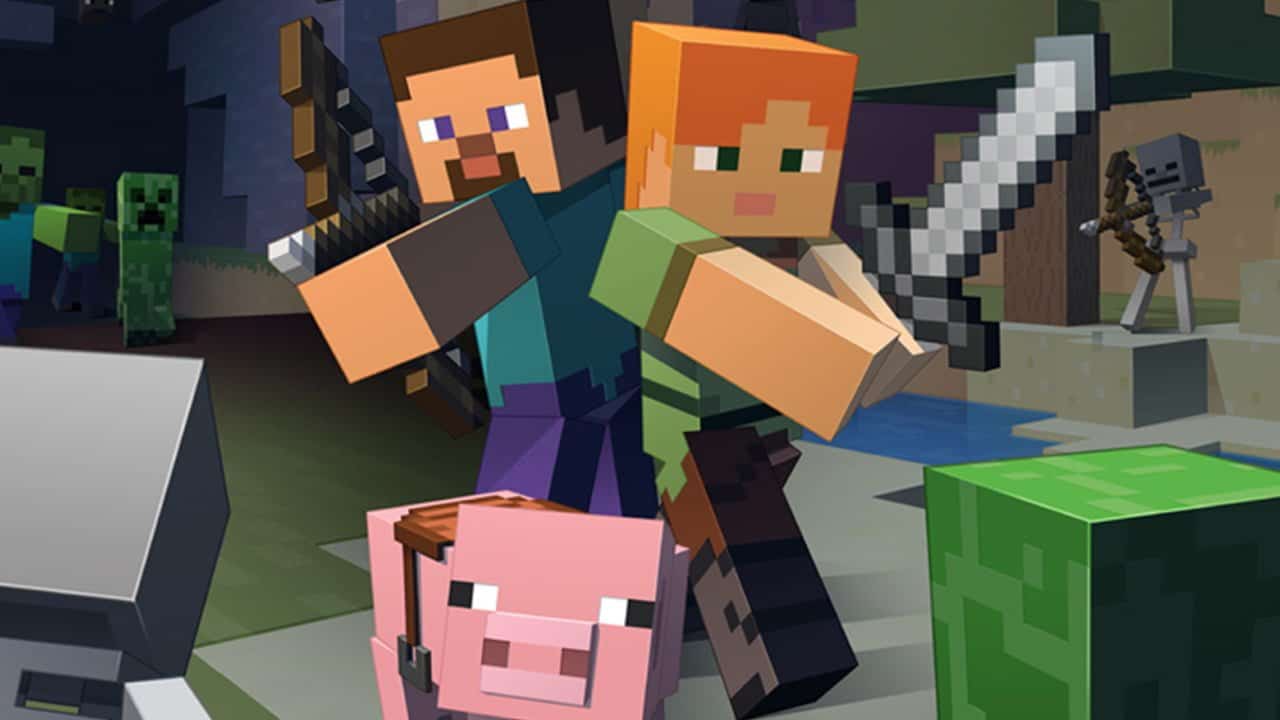 Jogando Minecraft com amigos =)