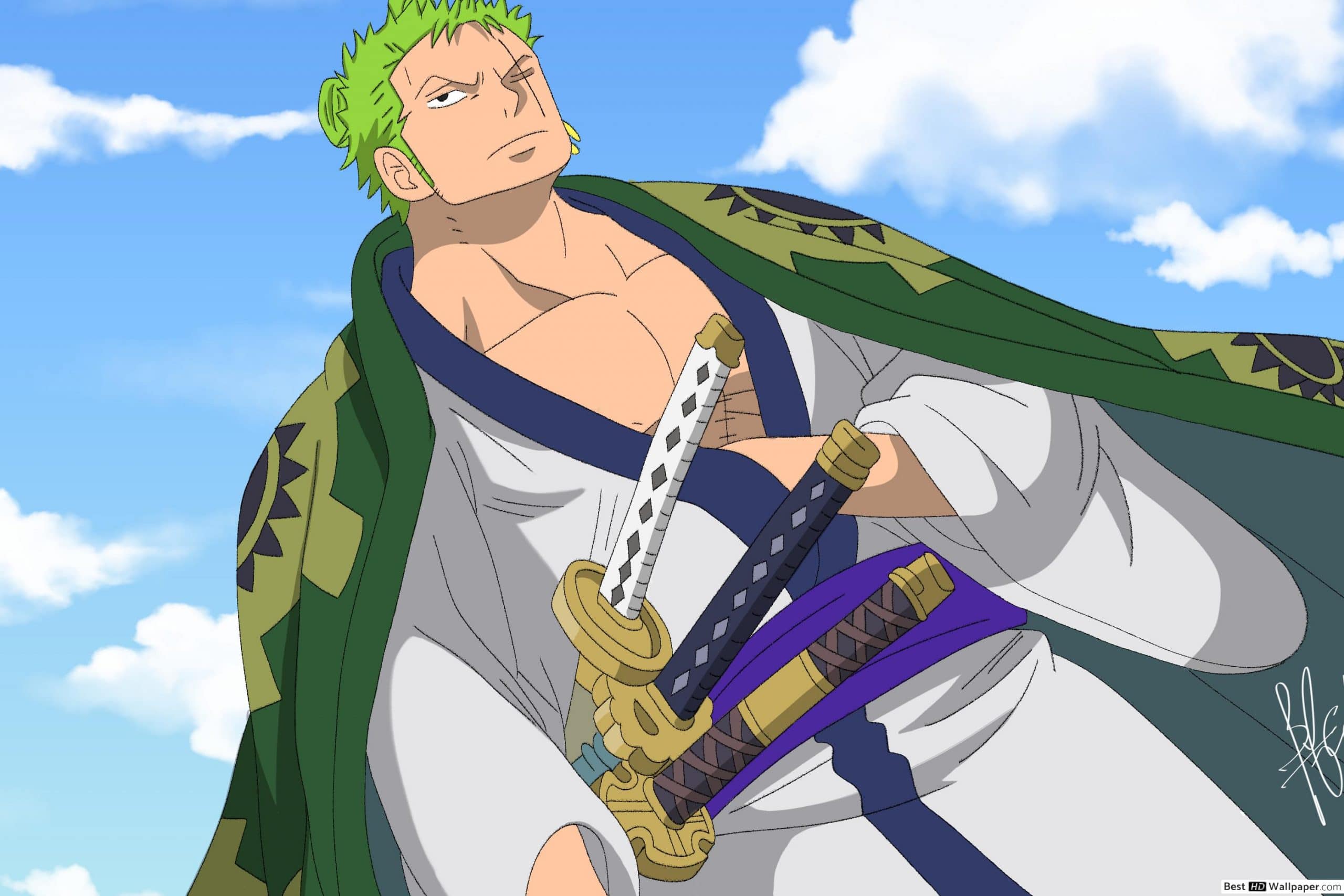 Roronoa zoro rosto frente