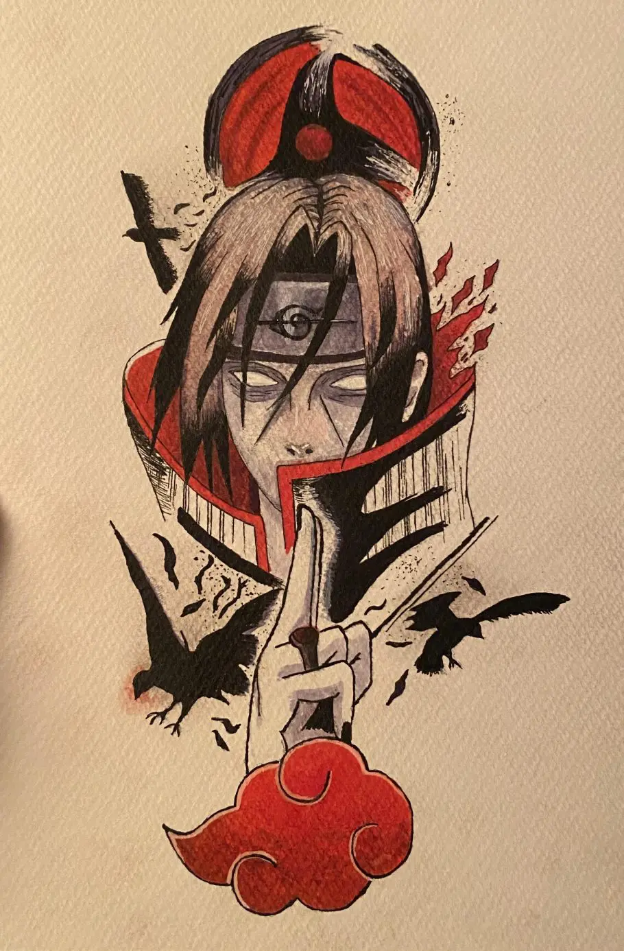 Esta é a melhor fã arte do Itachi de Naruto que você verá hoje