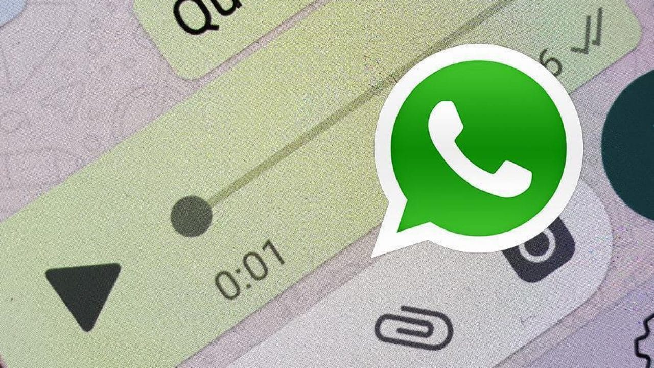 WhatsApp salvar áudio