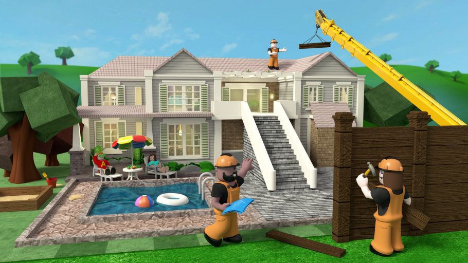 E essa casinha maravilhosa que construimos ontem? Perfeitinha! #bloxbu