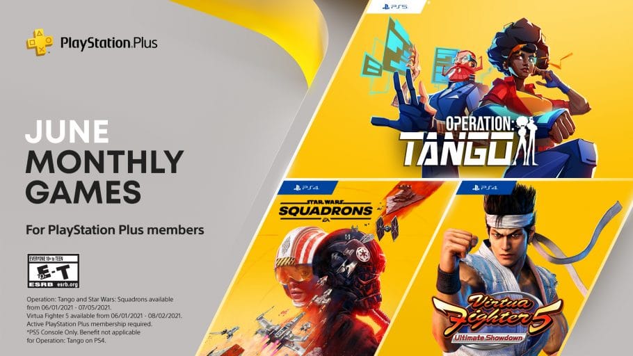 Playstation Plus de junho terá Operation: Tango, Virtua Fighter 5 e Star Wars: Squadrons