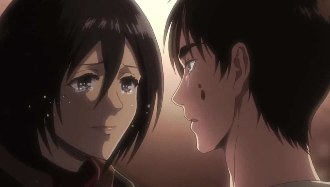 Fã de Attack on Titan fez uma adorável ilustração de Eren e Mikasa