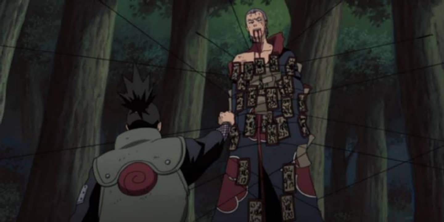 Naruto Shippuden - Em qual episódio Shikamaru e Hidan lutam