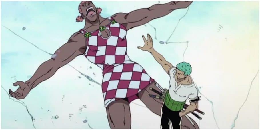 Zoro recebendo os danos do Luffy PT-BR #onepiece #trillerbark #dublage