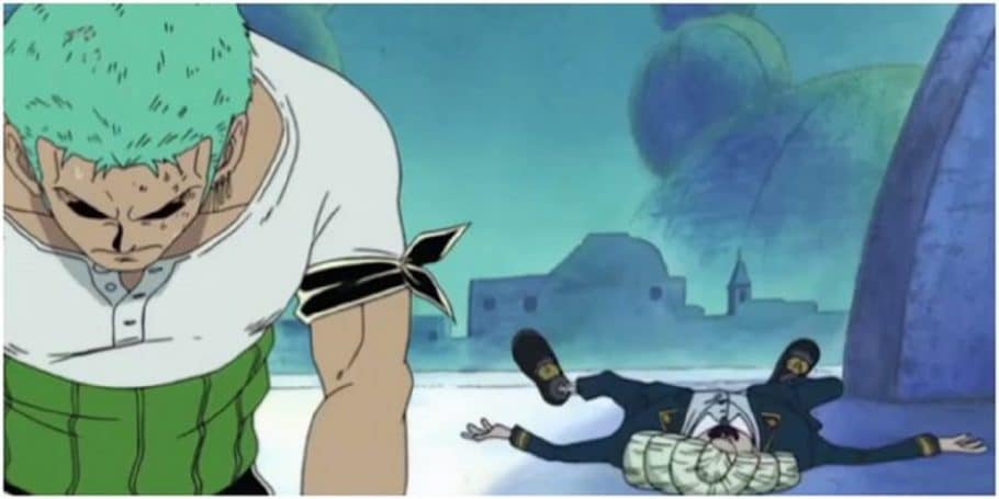 Zoro recebendo os danos do Luffy PT-BR #onepiece #trillerbark #dublage