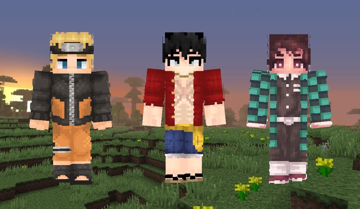 Minecraft - As melhores skins de animes - Critical Hits