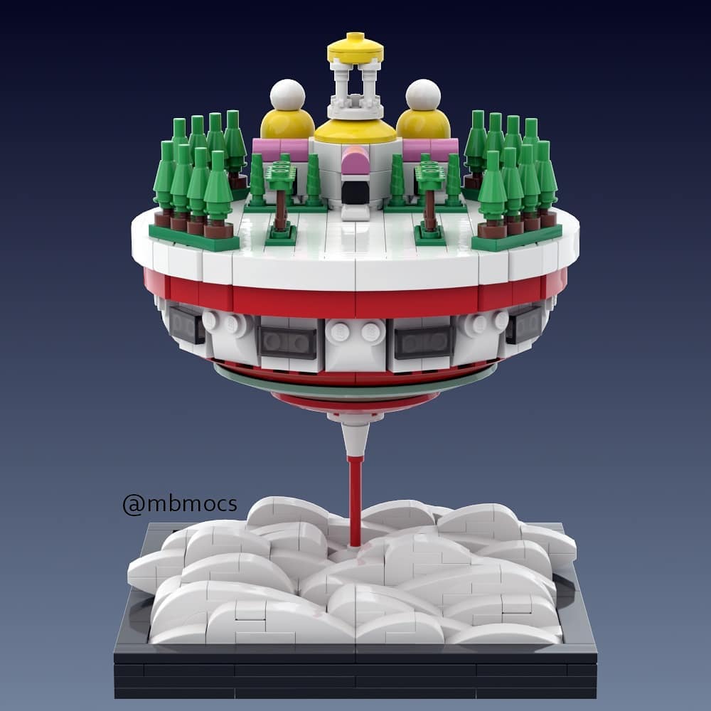Fã de Dragon Ball recria a famosa Plataforma Celestial apenas com peças de LEGO