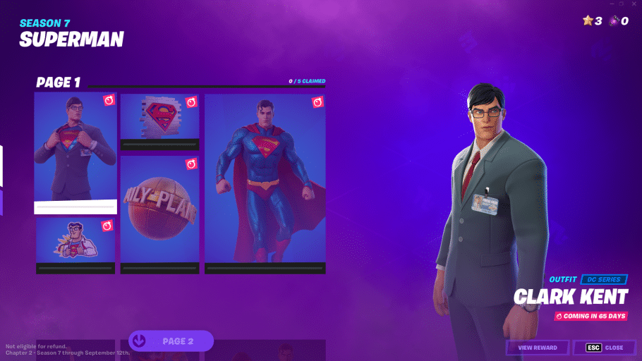 Fortnite skin superman